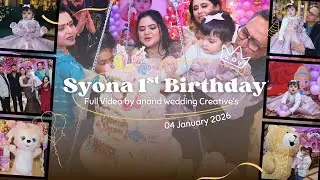 Syona 1st Birthday Celebration 🎉 | Baby Girl First Birthday Party Highlights