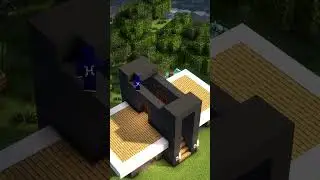 Minecraft Easy Modern House🏠 #minecraft