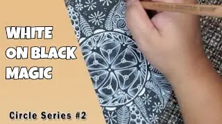⭐From Dark Thoughts to Beautiful Art (Black Tile Emotional Journey)