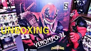 Распаковка Hot Toys Venompool Marvels Contest Of Champions