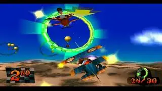 Crash Bandicoot 3: Warped - Level 30 Rings of Power