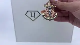 7.8g 10kt gold anchor pendent 08707854