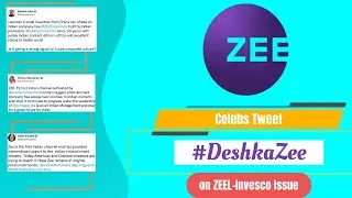 ZEEL-INVESCO Issue: Bollywood Celebrities Raised Their Voices In Support Of Zee TV,Tweets #DeshkaZee