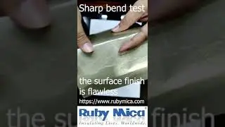 Ruby Mica Glass Mica Folium for Slip Plane Insulation in an Induction Furnace! Quality Demo Video!!