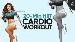 20-Min Calorie Killer HIIT Cardio Workout 🔥 | Shilpa Shetty Fitness Programs