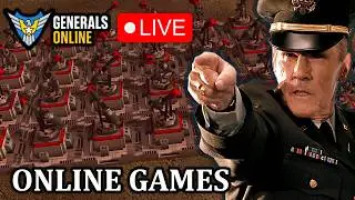 🔴LIVE -  Lasering My Enemies in Generals Online! | C&C Generals Zero hour!!