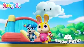 Awan Putih ♪ Awan Di Langit Yang TInggi ♪ Menghias Angkasa ♪ BabyZu #keretaapi #clouds