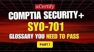 CompTIA Security+ SY0-701 Glossary Part 1 | Essential Cybersecurity Terms