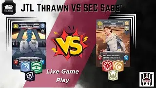 JTL Thrawn Takes on SEC Sabe' Webcam Games | PPS | Head to Head | Star Wars Unlimited