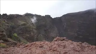 The Crater of Mount Vesuvius
