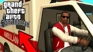 CJ become ambulance driver in (GTA SA) 