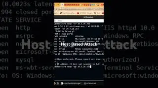 Host Based Attack #applicationsecurity #shorts #vulnerabilityassessment #cybersecurity