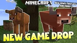Cow Variants AND Fireflies ARE NOW IN MINECRAFT! | New Minecraft Game Drop (Snapshot 25w05a)
