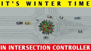 MAKING WINTER MAP WITH CHRISTMAS TREE IN INTERSECTION CONTROLLER | SPECIAL WINTER MAP BY BAL BAL TV