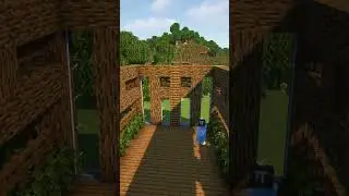 Minecraft Cow Corral🐄 For Build and No Music #minecraft