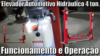 Elevador Automotivo ERH4000D Ribeiro - Funcionamento e Operação
