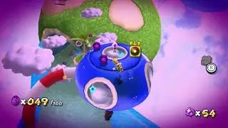 Super Luigi Galaxy Melty Molten Purple Coins Matter Splatter & Sea Slide Purple Coins + True Ending