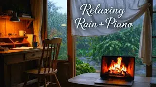 Rain for Study Chill Focus Vibe | Lofi Hip Hop Rain Sounds Ambience [ASMR]