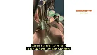 Review TMCRAFT 128oz Mini Keg Growler, Pressurized Stainless Steel Home Keg Kit System with Updated