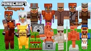 Vanilla Soldier Villagers Addon MCPE 🧡🤎🔥