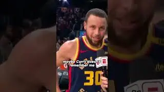 When Stephen Curry met his high school teacher ! #shortvideo #sport #basketball #nba #stephcurry