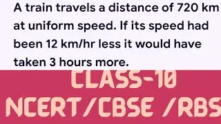 QUADRATIC EQUATIONS TIME DISTANCE BASED THEORICAL.LONG ANSWER IMPORTANT QUESTION 