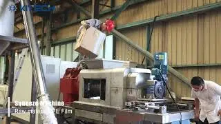Plastic Squeezing Dryer Granulator