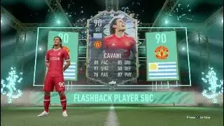 Fifa 21 Cavani SBC Flashback Solution Ultimate Team PS4 + Pack Opening , Est 300k+