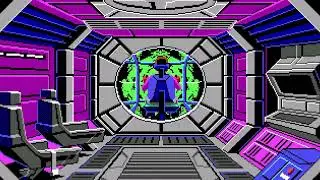 Space Quest 3: космическое путешествие, окружающая сцена #spacequest #msdosgames #msdos #adventur...