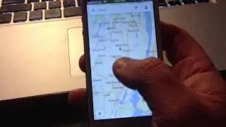 Google Maps single hand zoom in/out