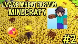 Making Wheat Farm In My Survival World🌾(#2)