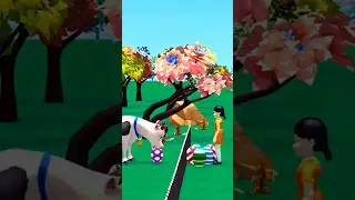 पादने वाली गाय 🍁cow comedy video 🔥funny cartoon video #viralvideo #cow #animal #trending#scary