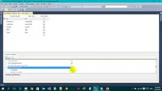 Create Table in sql server 2014