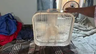 B20200 Lasko box fan w/ Startup Sound 