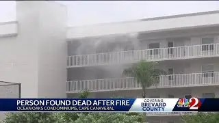 Deputies: 1 person found dead after Brevard County condo fire