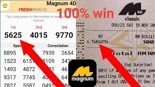 19/11/2023 Magnum 4d hari ini magnum 4d result today how to win magnum 4d jackpot magnum 4d live