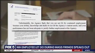 NIH employee terminated in mass layoff speaks out