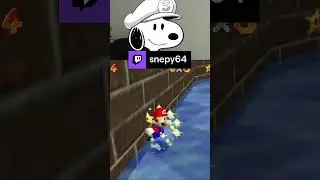 SNEPY'S MASCULINITY #nintendo #mario #shorts #supermario64 #speedrun #ai