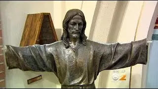 CBS2 Exclusive: Christ Statue Vandalized In Queens
