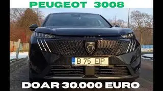 De la 30.900 euro cu TVA inclus! Test drive cu noul Peugeot 3008 1.2 Hybrid 145  DCT6 2026