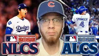 NEW MLB FAN REACTS TO THE 2025 NLCS AND ALCS?!