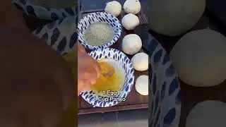 Fried cheese stuffed potato balls