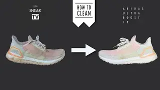 How To Clean 180$ Adidas Ultra Boost 19 Off white glow orange | Tutorial