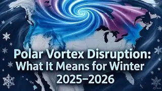 Нарушение полярного вихря: что это значит для зимы 2025/26 #PolarVortex #WinterForecast #USWeather