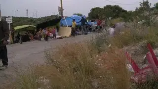 Refugees in Greece denounce Syria escalation