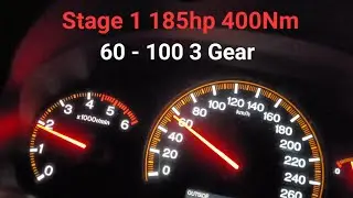 Honda Accord 2.2 ictdi Stage 1 185HP l Acceleration 60-100 3 gear