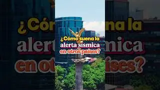 &iquest;C&oacute;mo suenan las alertas s&iacute;smicas en otros pa&iacute;ses? #SimulacroNacional2025 #CDMX