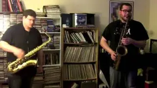 Mike Mullan playing ALL THE THINGS YOU ARE using AdolpheSax-Cie and Aaron Drake