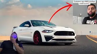 Delusional Customer With 480 Credit Score Attempts To Finance 60k Ford Mustang Shelby Gt350