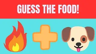 GUESS THE FOOD BY EMOJI|Puzzle challenge|#guesstheemoji #quizscape